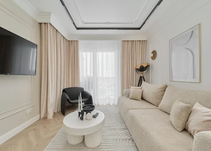 Apartman Luxurious 13th Floor Beige In With Furnished Balcony By Renters Prestige *